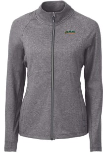 Cutter and Buck Florida A&amp;M Rattlers Womens Black Adapt Eco Knit Light Weight Jacket