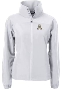 Cutter and Buck Appalachian State Mountaineers Womens Grey Charter Eco Light Weight Jacket