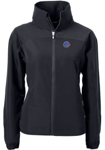 Cutter and Buck Boise State Broncos Womens Black Charter Eco Light Weight Jacket