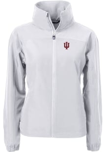 Cutter and Buck Indiana Hoosiers Womens Grey Charter Eco Light Weight Jacket