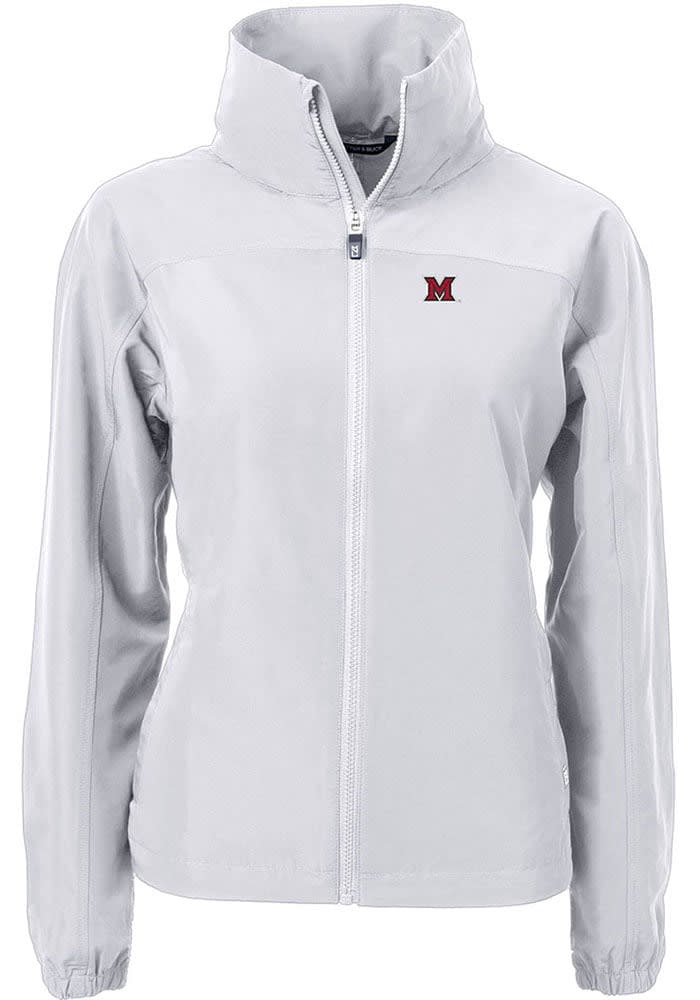 Cutter and Buck Miami RedHawks Womens Charter Eco Light Weight Jacket