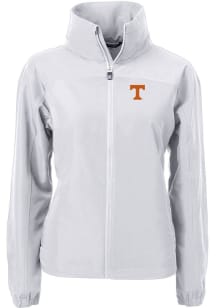 Cutter and Buck Tennessee Volunteers Womens Grey Charter Eco Light Weight Jacket
