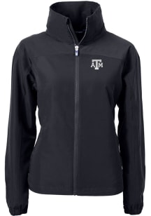 Cutter and Buck Texas A&amp;M Aggies Womens Black Charter Eco Light Weight Jacket