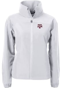 Cutter and Buck Texas A&amp;M Aggies Womens Grey Charter Eco Light Weight Jacket