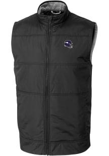Cutter and Buck Minnesota Vikings Mens Black Stealth Big and Tall Vest