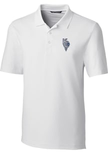 Cutter and Buck Kansas City Royals Mens White City Connect Forge Big and Tall Polos Shirt
