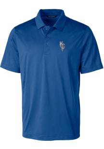 Cutter and Buck Kansas City Royals Mens Blue City Connect Prospect Short Sleeve Polo