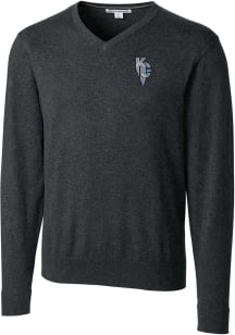 Cutter and Buck Kansas City Royals Mens Charcoal City Connect Lakemont Long Sleeve Sweater