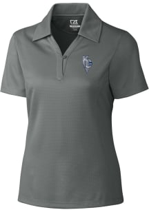 Cutter and Buck Kansas City Royals Womens Grey City Connect Drytec Genre Short Sleeve Polo Shirt