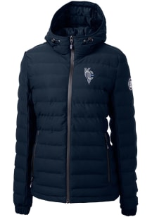 Cutter and Buck Kansas City Royals Womens Navy Blue City Connect Mission Ridge Repreve Filled Ja..