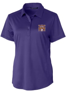 Cutter and Buck LSU Tigers Womens Purple 2023 College World Series Champions Prospect Short Slee..