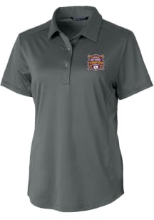 Cutter and Buck LSU Tigers Womens Grey 2023 College World Series Champions Prospect Short Sleeve..