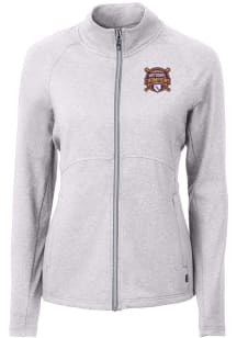 Cutter and Buck LSU Tigers Womens Grey 2023 College World Series Champions Adapt Eco Knit Light ..