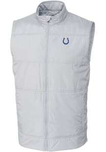 Cutter and Buck Indianapolis Colts Mens Grey Stealth Sleeveless Jacket