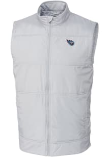 Cutter and Buck Tennessee Titans Mens Grey Stealth Sleeveless Jacket