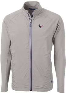 Cutter and Buck Houston Texans Mens Grey Adapt Eco Light Weight Jacket
