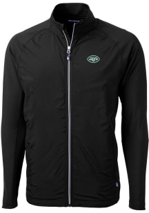 Cutter and Buck New York Jets Mens Black Adapt Eco Light Weight Jacket