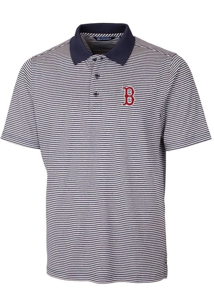 Boston Red Sox Cutter & Buck Forge Eco Double Stripe Stretch