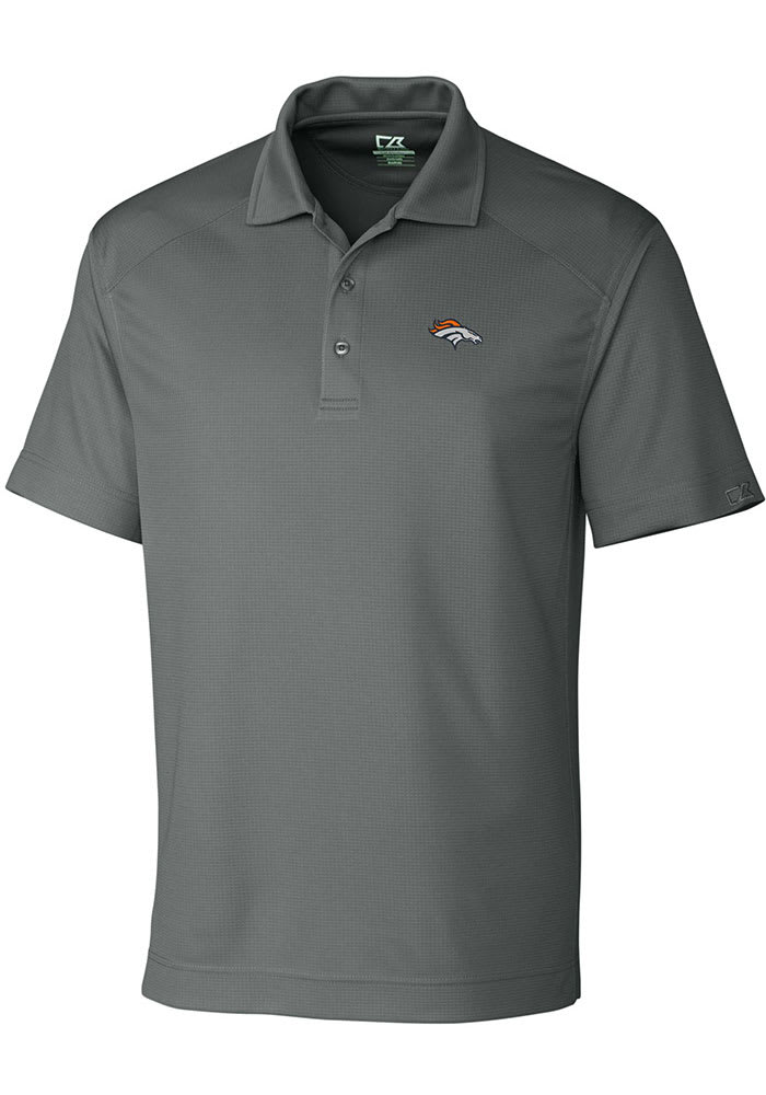 Cutter and Buck Broncos Drytec Genre Short Sleeve Polo