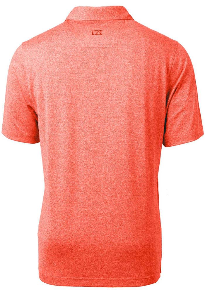 Cutter and Buck Cincinnati Bengals Mens Forge Heathered Short Sleeve Polo