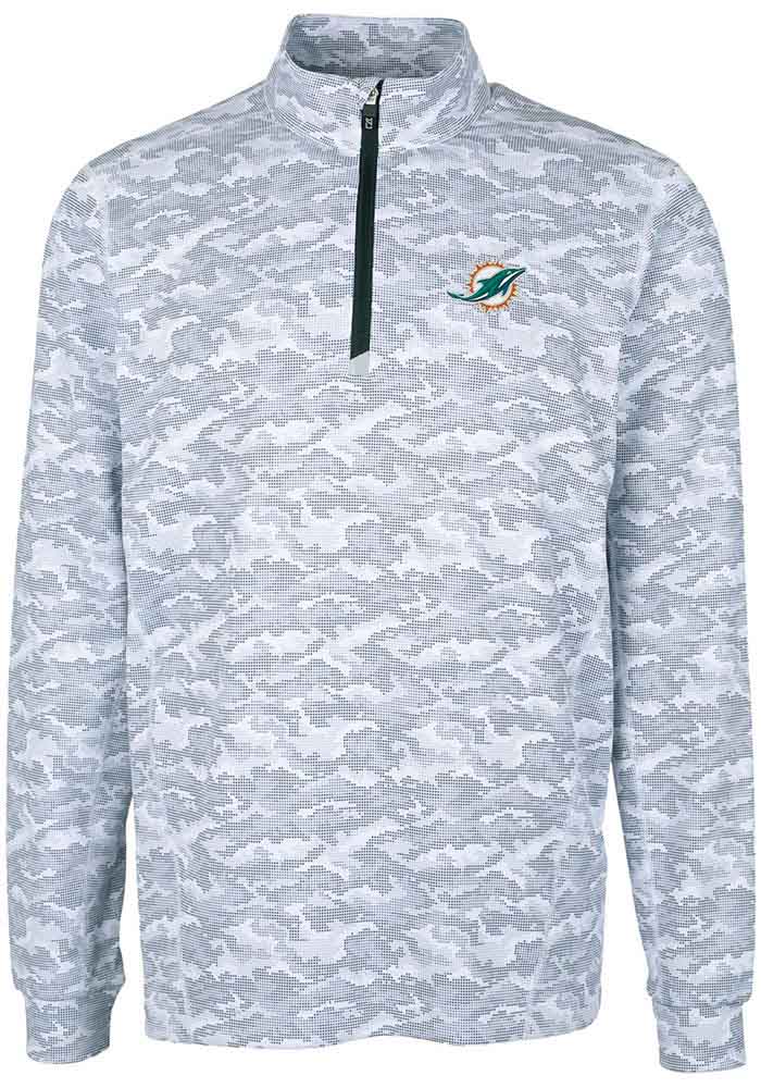 Miami Dolphins Nike Reflective Long Sleeve T Shirt - Mens