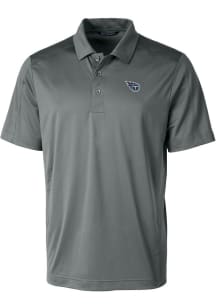 Cutter and Buck Tennessee Titans Mens Grey Prospect Short Sleeve Polo