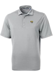 Cutter and Buck Jacksonville Jaguars Mens Grey Virtue Eco Pique Short Sleeve Polo
