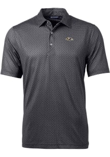 Cutter and Buck Baltimore Ravens Mens Black Pike Short Sleeve Polo