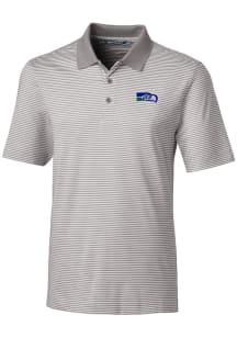 Cutter and Buck Seattle Seahawks Mens Grey Forge Big and Tall Polos Shirt