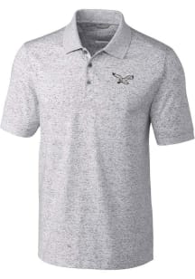 Cutter and Buck Philadelphia Eagles Mens Grey Space Dye Big and Tall Polos Shirt