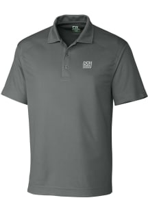 Cutter and Buck New York Giants Mens Grey Drytec Genre Big and Tall Polos Shirt