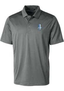 Cutter and Buck Detroit Lions Grey Historic Prospect Big and Tall Polo