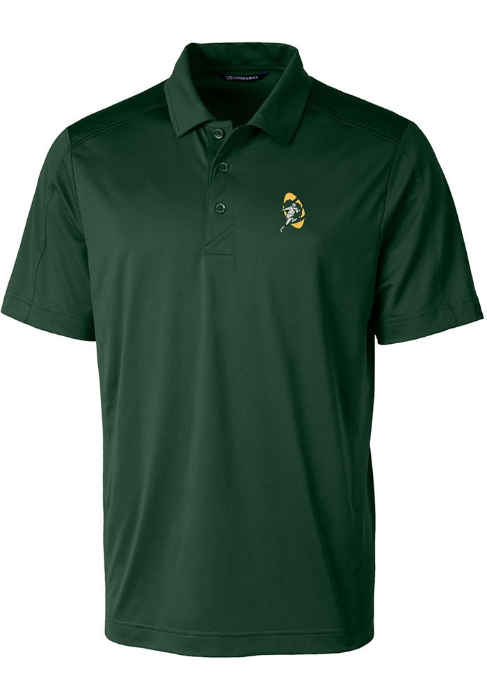 Cutter and Buck Green Bay Packers Mens Green Prospect Big and Tall Polos  Shirt