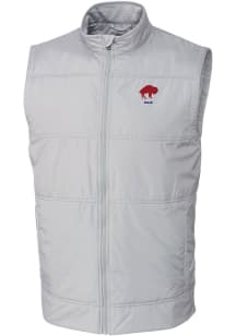 Cutter and Buck Buffalo Bills Mens Grey Stealth Big and Tall Vest