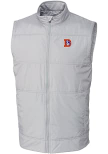 Cutter and Buck Denver Broncos Mens Grey Stealth Big and Tall Vest