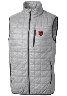 Cutter and Buck Chicago Bears Big and Tall Grey Rainier PrimaLoft Mens Vest