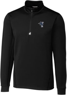 Cutter and Buck Indianapolis Colts Mens Black Historic Traverse Long Sleeve 1/4 Zip Pullover