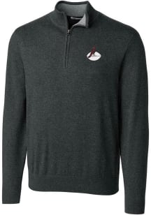 Cutter and Buck Arizona Cardinals Mens Charcoal Lakemont Long Sleeve 1/4 Zip Pullover