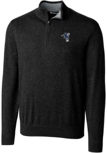 Cutter and Buck Indianapolis Colts Mens Black Historic Lakemont Long Sleeve 1/4 Zip Pullover