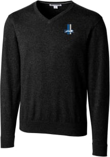 Cutter and Buck Detroit Lions Mens Black Lakemont Long Sleeve Sweater
