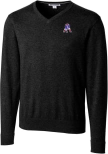 Cutter and Buck New England Patriots Mens Black Lakemont Long Sleeve Sweater