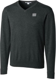 Cutter and Buck New York Giants Mens Charcoal Historic Lakemont Long Sleeve Sweater
