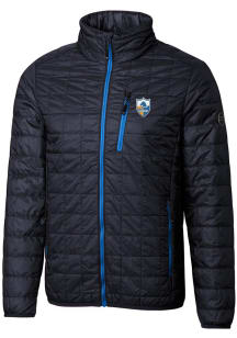Cutter and Buck Los Angeles Chargers Mens Navy Blue Rainier PrimaLoft Filled Jacket