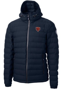 Cutter and Buck Chicago Bears Mens Navy Blue Historic Mission Ridge Repreve Filled Jacket