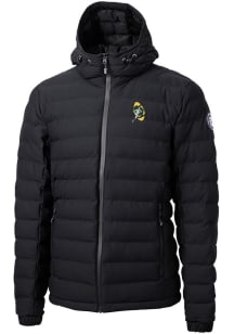 Cutter and Buck Green Bay Packers Mens Black Historic Mission Ridge Repreve Filled Jacket