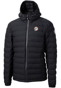 Cutter and Buck Miami Dolphins Mens Black Historic Mission Ridge Repreve Filled Jacket