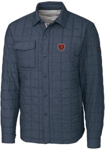 Cutter and Buck Chicago Bears Mens Grey Historic Rainier PrimaLoft Outerwear Lined Jacket
