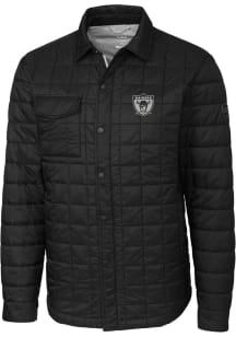 Cutter and Buck Las Vegas Raiders Mens Black Rainier PrimaLoft Outerwear Lined Jacket