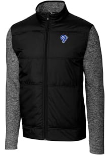 Cutter and Buck Los Angeles Rams Mens Black Stealth Medium Weight Jacket