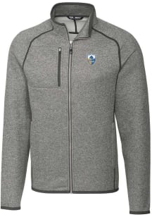 Cutter and Buck Los Angeles Chargers Mens Grey Mainsail Medium Weight Jacket